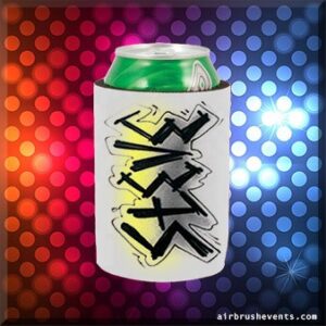 Custom Airbrush Coolies for Party Favors