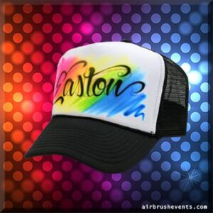 Custom Airbrush Trucker Hat Party Favors