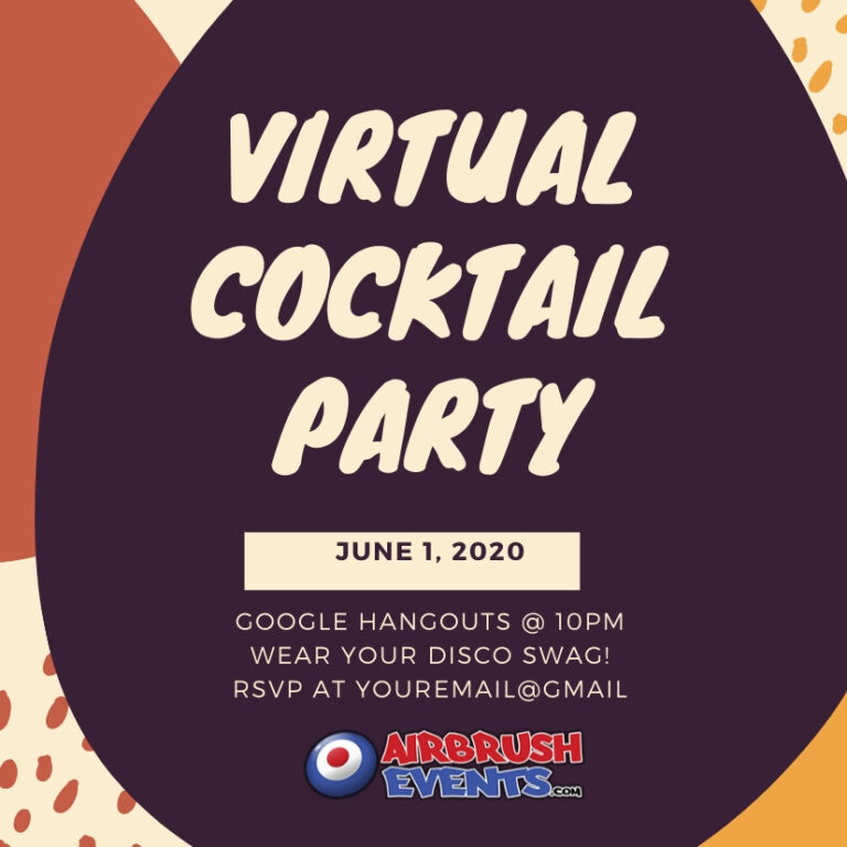 send out invites to your virtual cocktail party