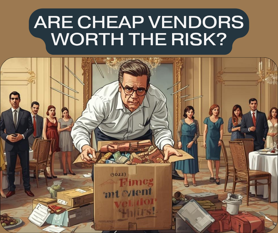 Guests don't care which vendors you hired or how much you paid them. They just want a great experience.