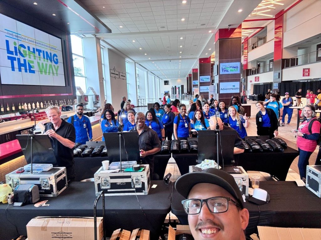 Premium live events are about creating tangible memories. Image from Airbrush Events