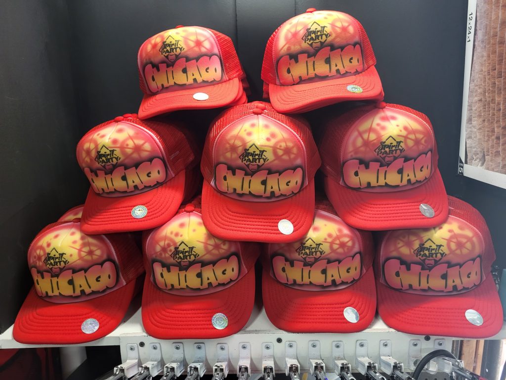 Airbrush Events can deliver custom airbrush party favors and event giveaways with studio orders.