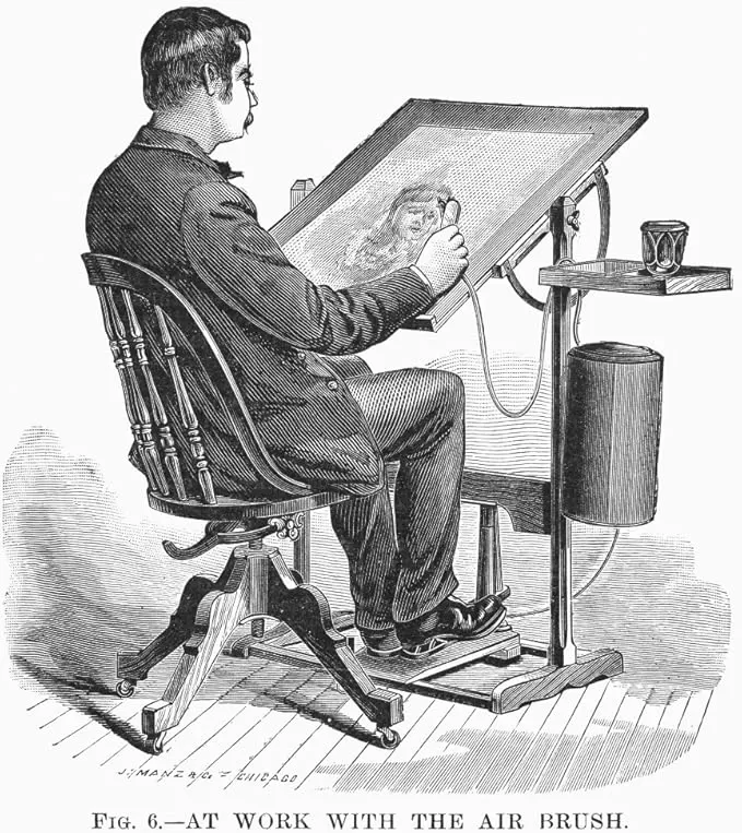 The history of airbrush art.