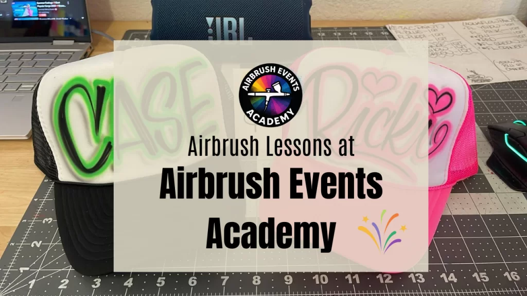 Learn how to airbrush with online lessons for Airbrush Events Academy.